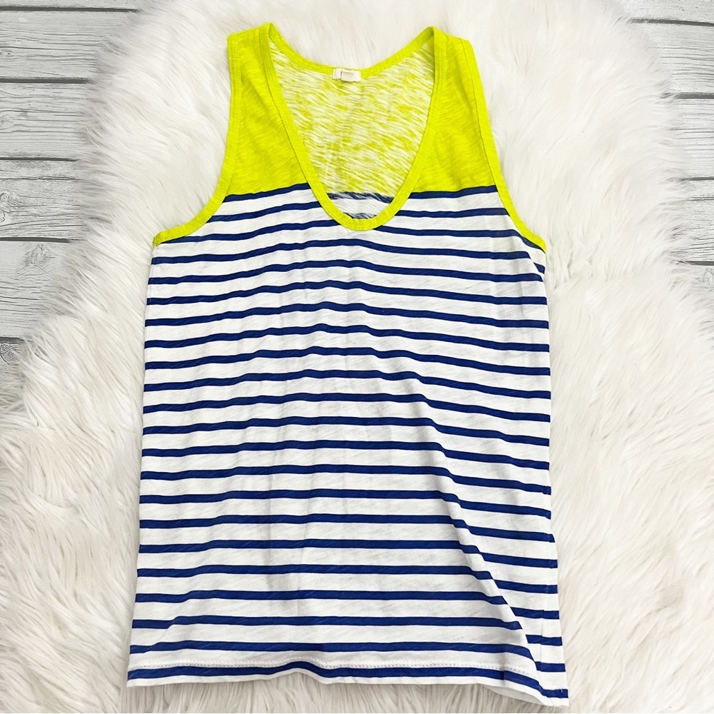 J. Crew Striped Nautical Tank Top